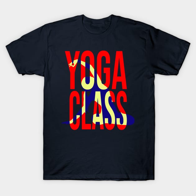 Yoga Class - Start of a Yoga Life T-Shirt by Hemos Works